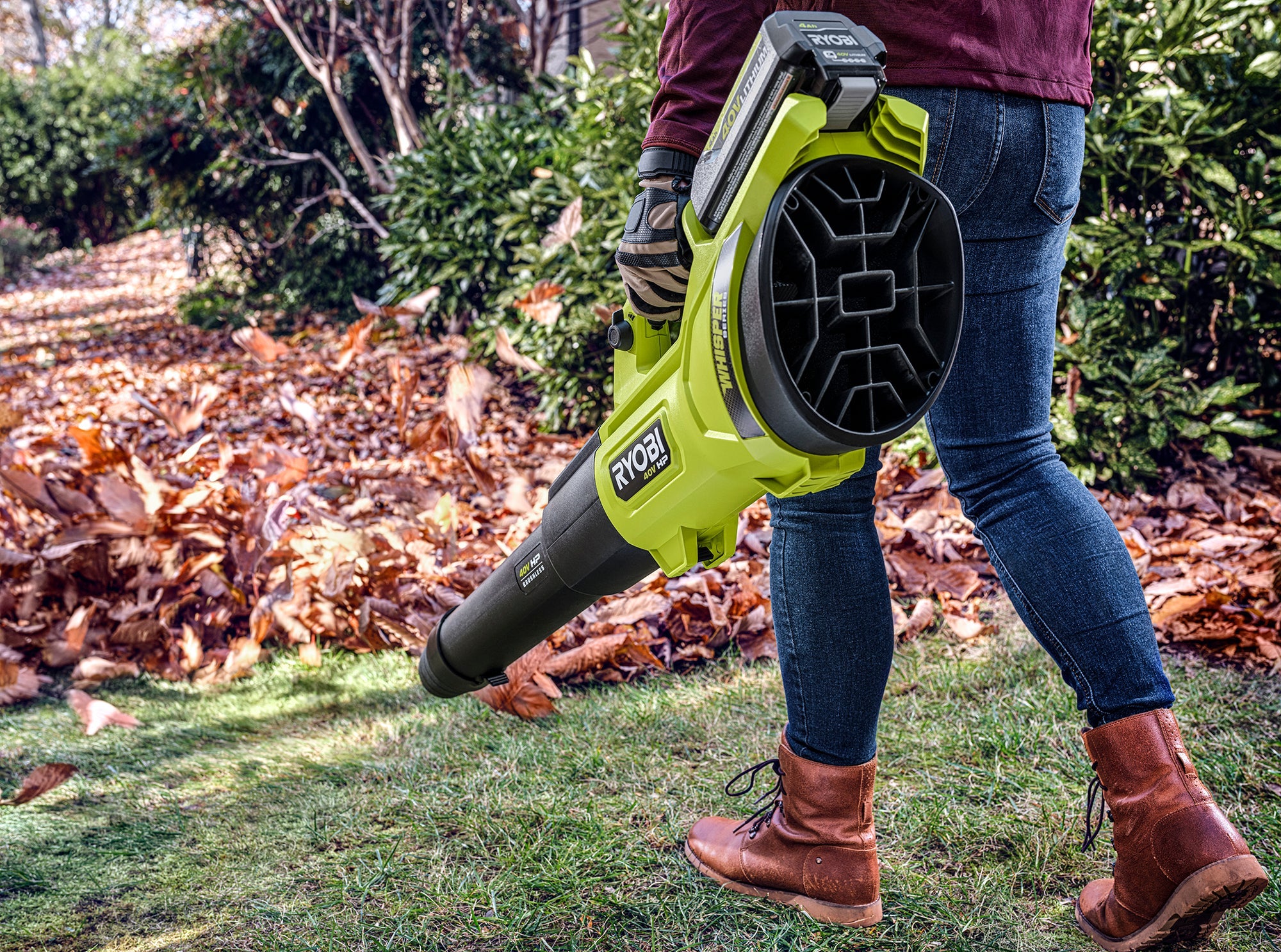 40V HP Brushless 600 CFM WHISPER SERIES Blower