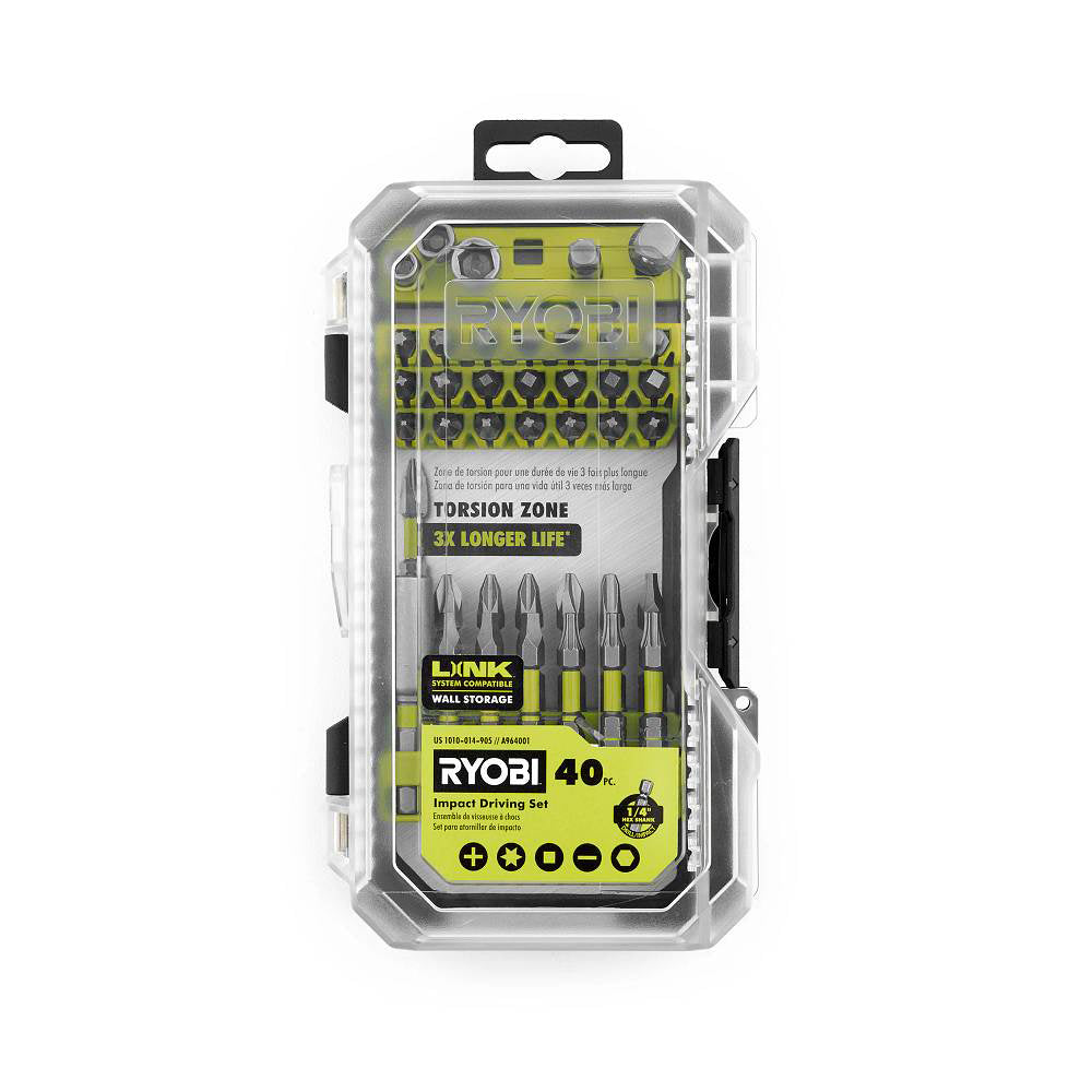 40 PC. Impact Rated Driving Set