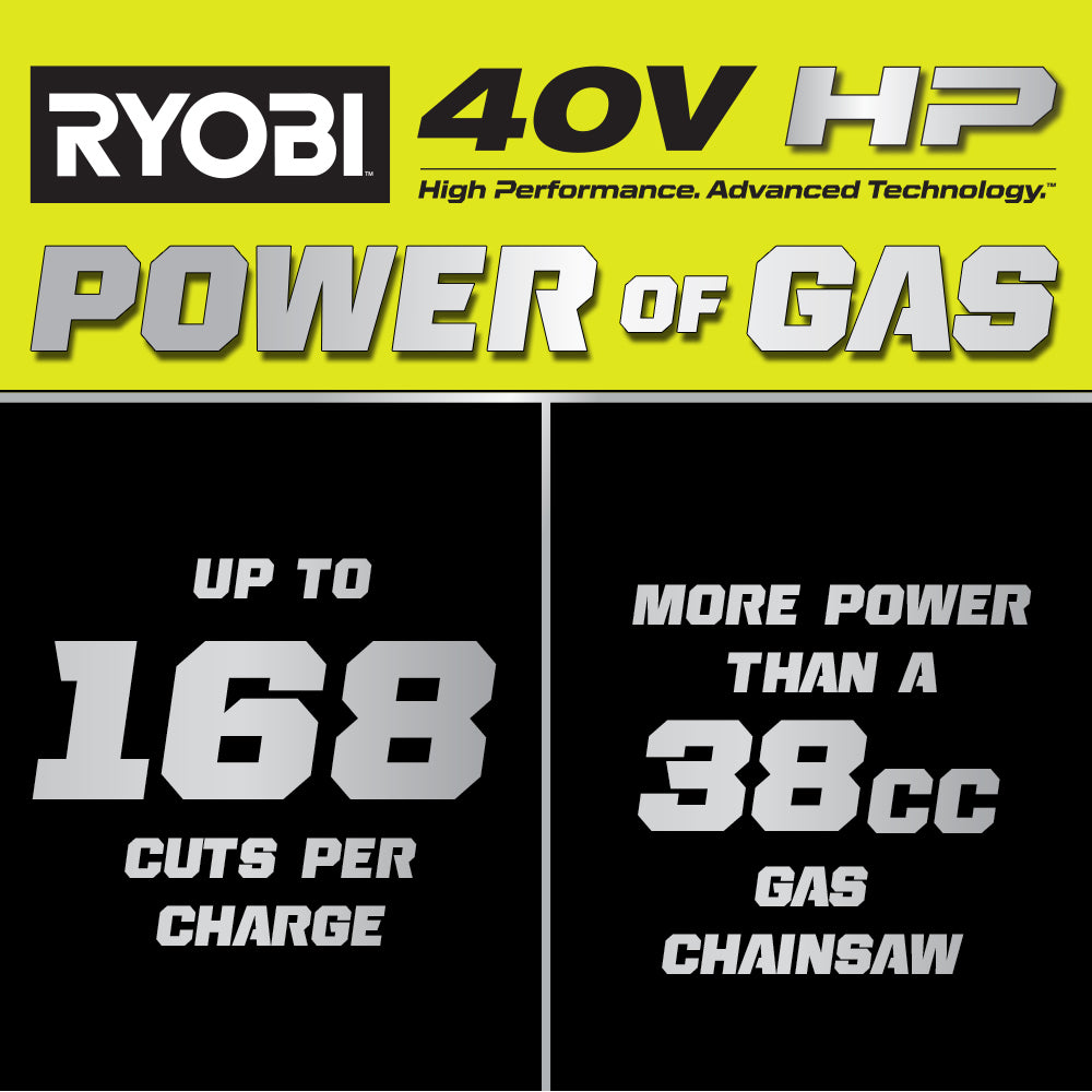 40V HP Brushless 18" Chainsaw - Tool Only