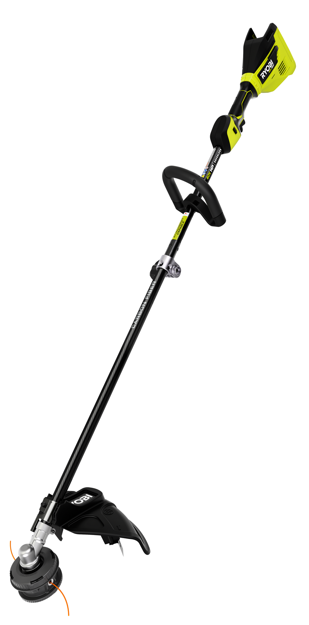 40V HP Brushless 15" Carbon Fiber Attachment Capable String Trimmer