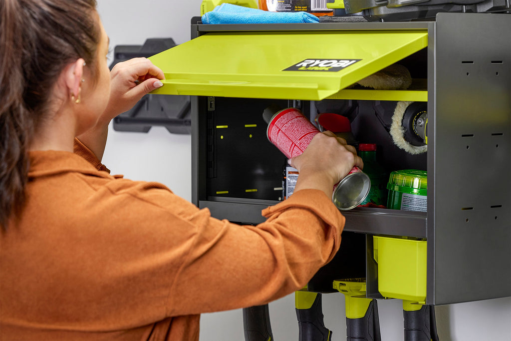 Lockable Tool Organizer Cabinet