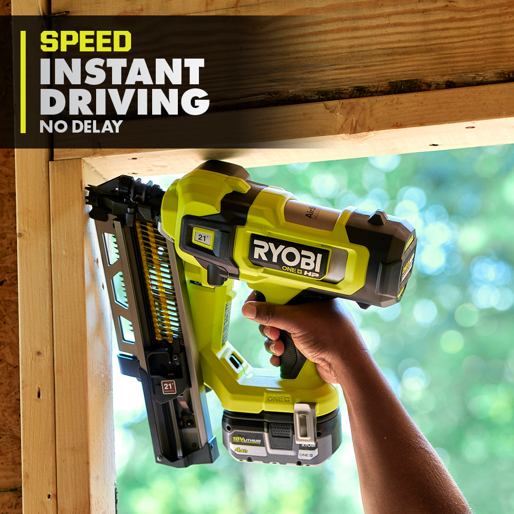 18V ONE+ HP Brushless AirStrike 21° Framing Nailer