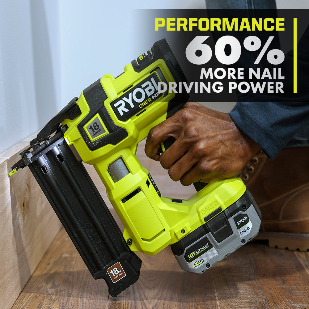 18V ONE+ HP Brushless AirStrike 18GA Brad Nailer Kit