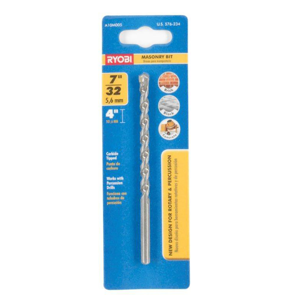 7/32" x 4" Masonry Bit