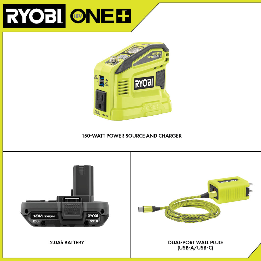 18V ONE+ 150-Watt Battery Power Source and Charger Kit