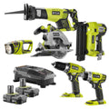 18V ONE+ 6-Tool Combo Kit with (2) 2.0 Ah Batteries and 18V Charger
