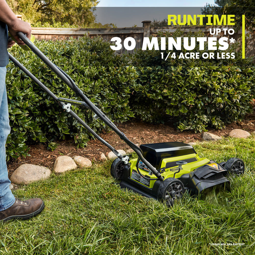 40V 18" 2-IN-1 Push Mower