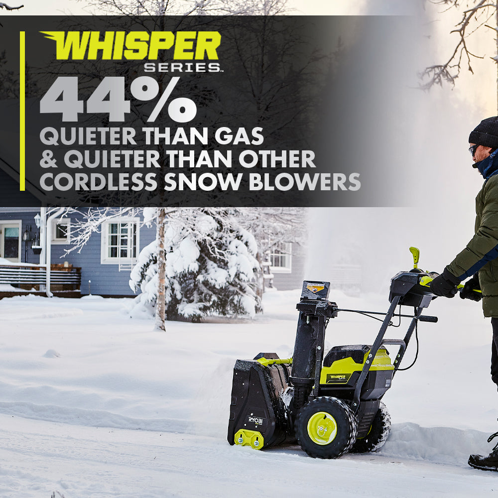 40V HP Brushless WHISPER SERIES 22" Two-Stage Snow Blower Kit