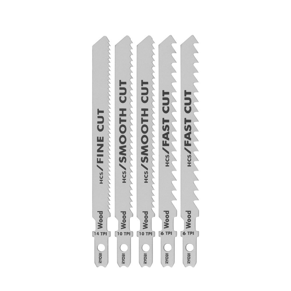 5 PC. General Purpose Jig Saw Blade Kit