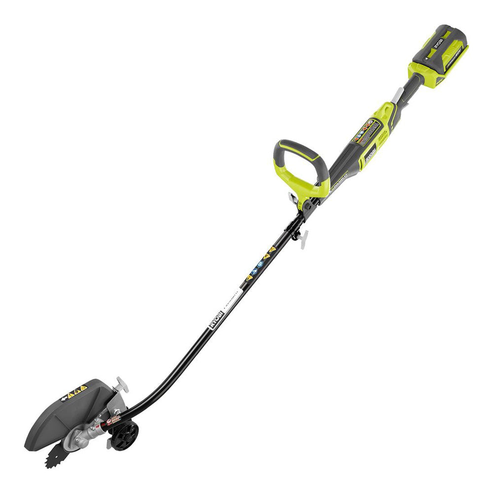 40V X Attachment Capable 8" Straight Shaft Edger - 2.6 Ah Battery and Charger Included