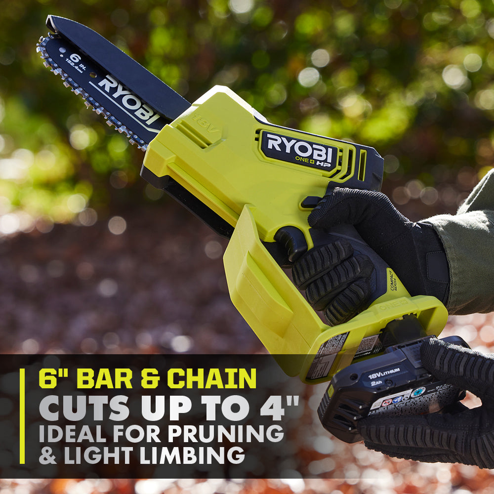 18V ONE+ HP 6" Compact Brushless Pruning Chainsaw