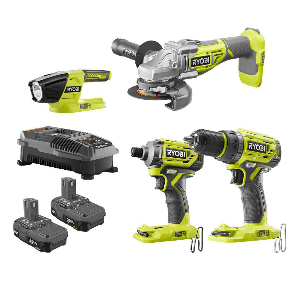 18V ONE+ Brushless 4-Tool Combo Kit