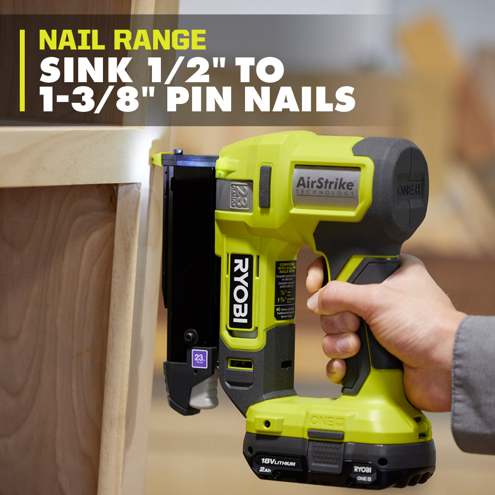 18V ONE+ AirStrike 23GA Pin Nailer Kit