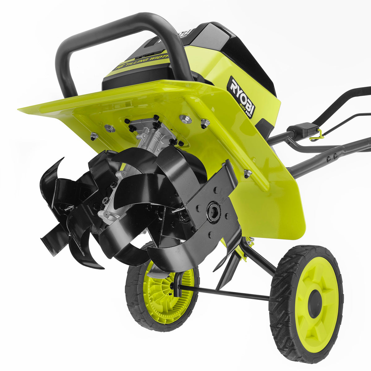 40V HP Brushless WHISPER SERIES 16" Front Tine Tiller Kit
