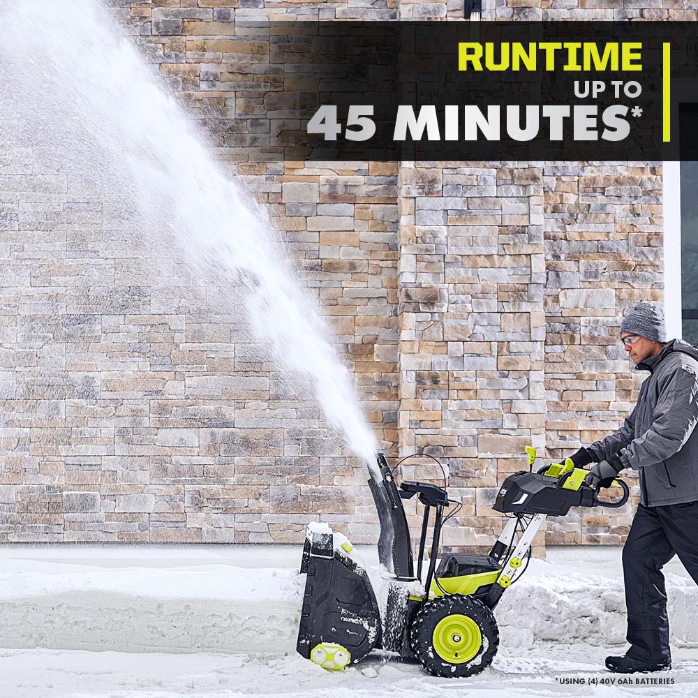 40V HP Brushless Whisper Series 24" Two-Stage Snow Blower Kit