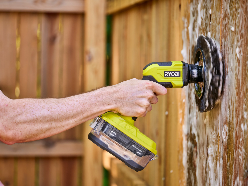 18V ONE+ Cordless VORTEX Power Scrubber (Tool Only), Electric Spin Scrubber