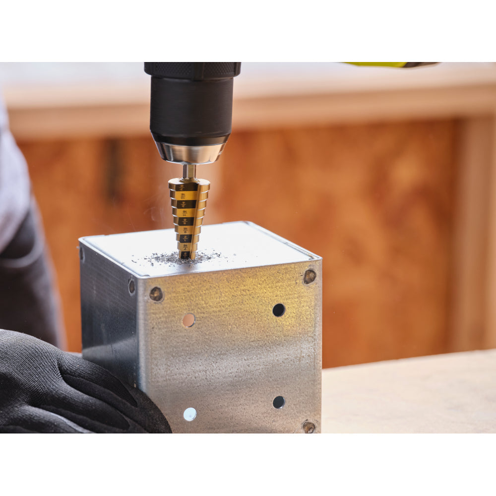 3 PC. Titanium Step Drill Bit Set