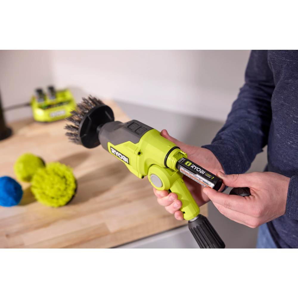 USB Lithium Telescoping Power Scrubber Kit