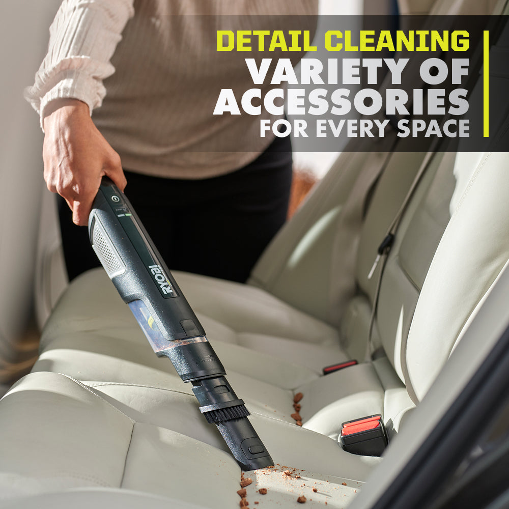 USB Lithium HP Compact Hand Vacuum Cleaner Kit with (2) USB Lithium 2.0 Ah Batteries and Charger