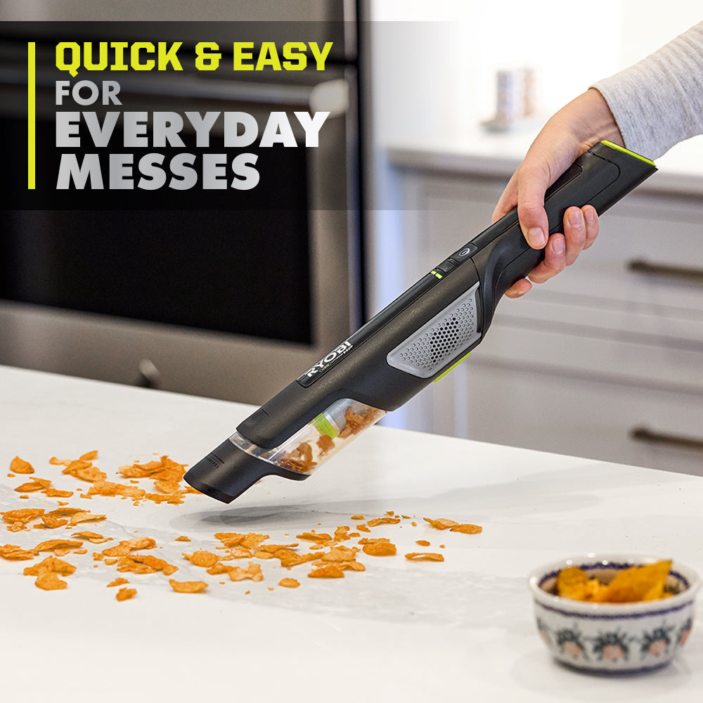 USB Lithium HP Compact Hand Vacuum Cleaner Kit with (2) USB Lithium 2.0 Ah Batteries and Charger