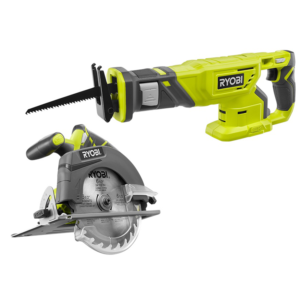 18V ONE+ Combo Kit with Reciprocating Saw and 6-1/2" Circular Saw (Tools Only)