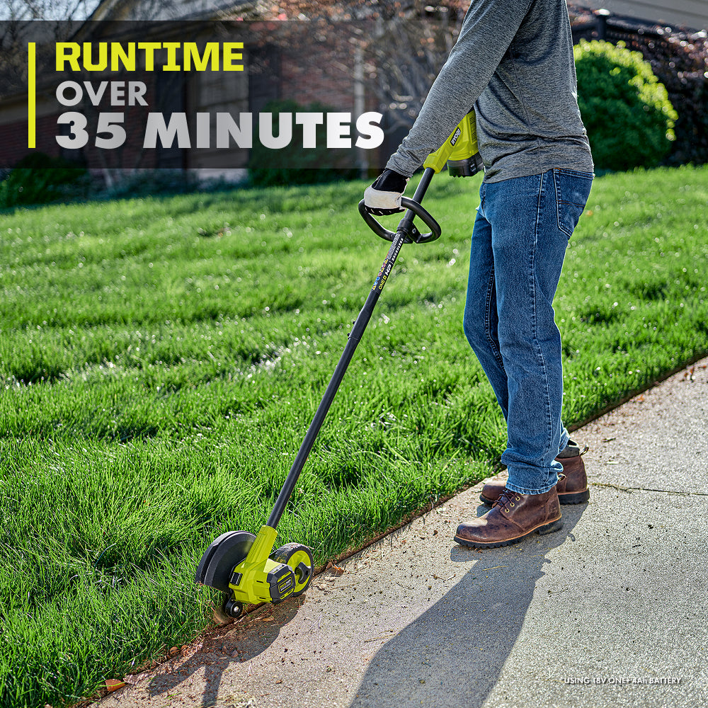 18V ONE+ HP Brushless Lawn Edger Tool With 4.0 Ah Battery and Charger