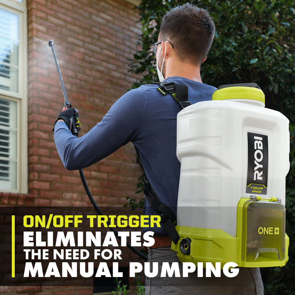 18V ONE+ 4 Gallon Backpack Chemical Sprayer
