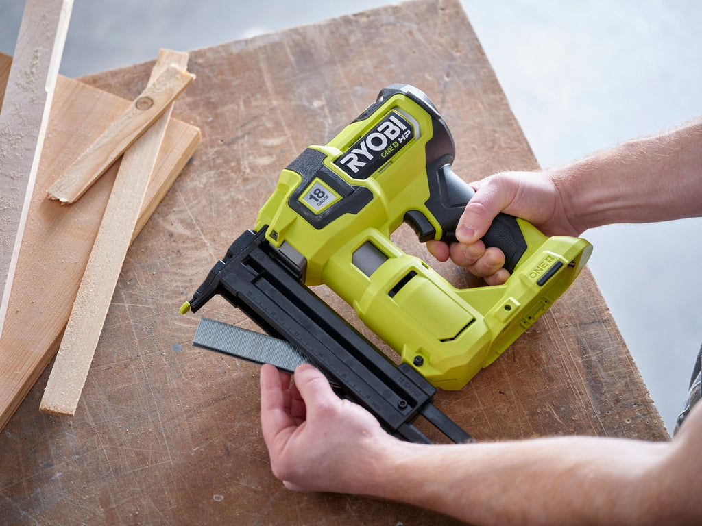 18V ONE+ HP 18V Brushless Cordless 18-Gauge Narrow Crown Stapler, Cordless Staple Gun (Tool Only)