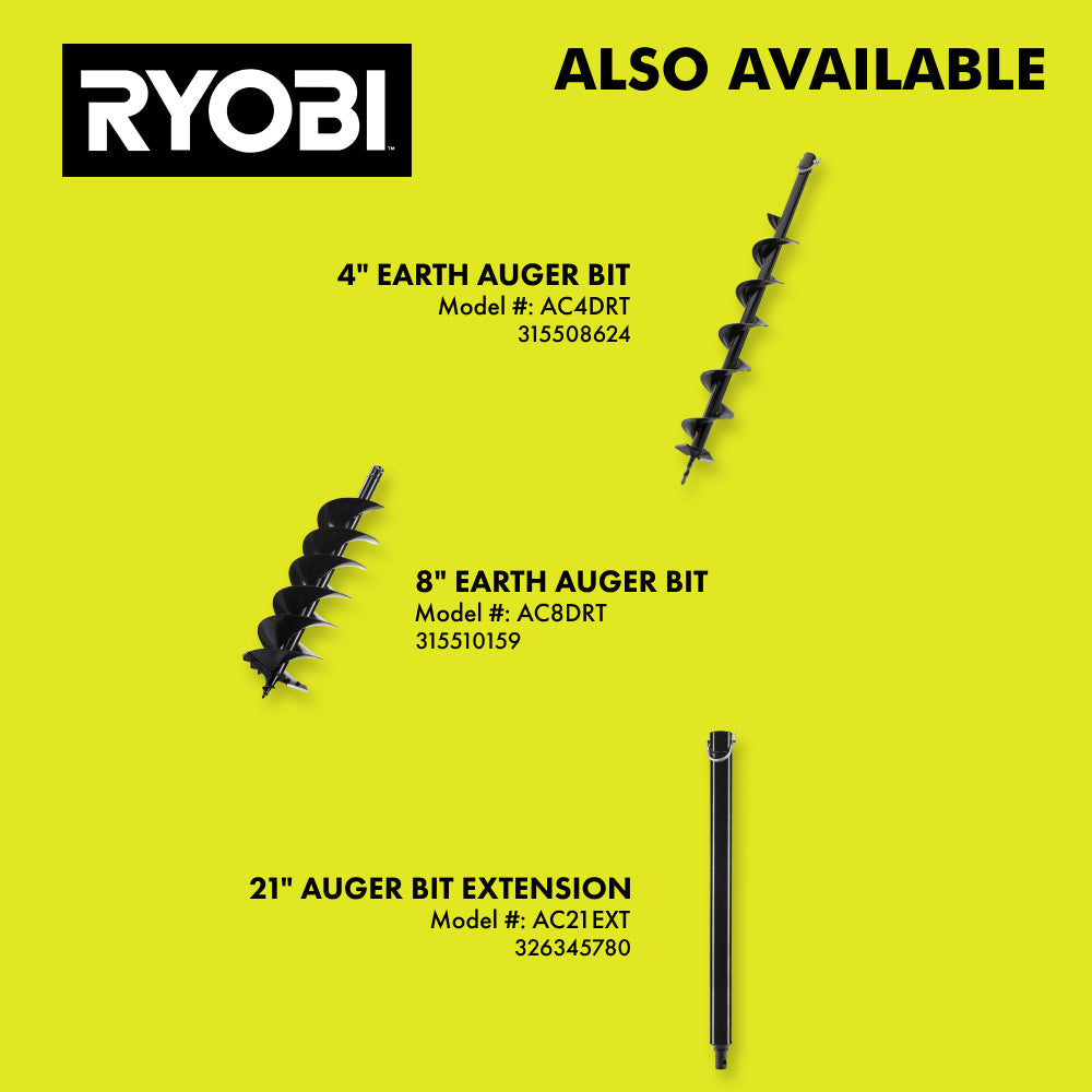 18V ONE+ HP Brushless 6" Earth Auger
