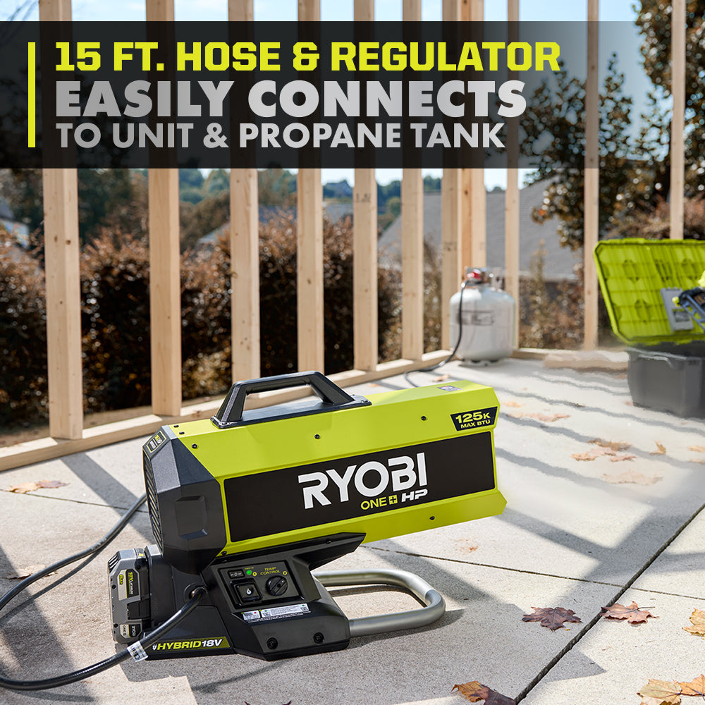 18V ONE+ HP Brushless Hybrid Forced Air Propane Heater