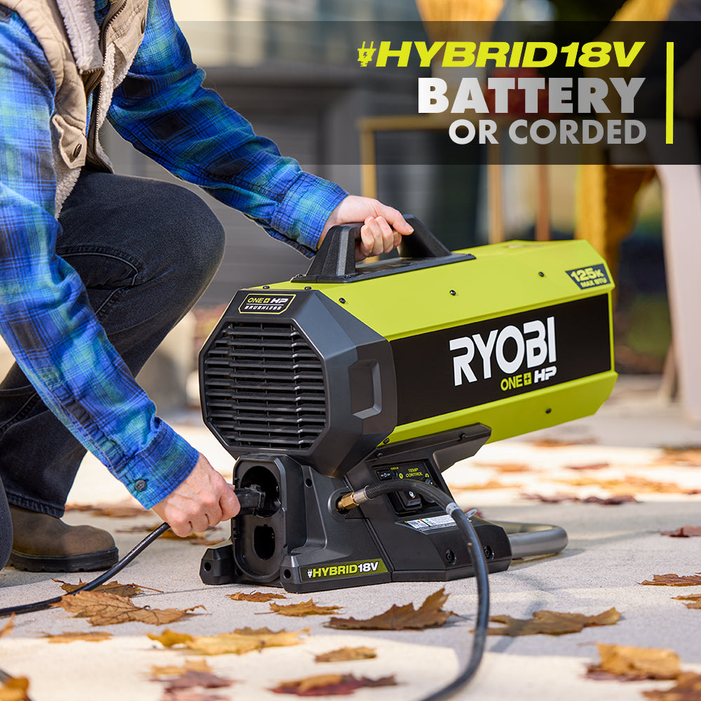 18V ONE+ HP Brushless Hybrid Forced Air Propane Heater