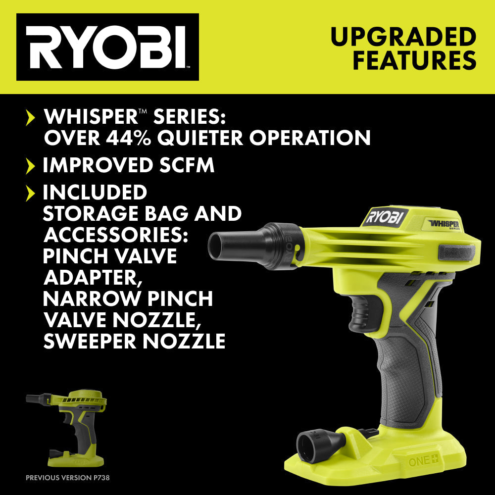 18V ONE+ WHISPER SERIES High Volume Inflator