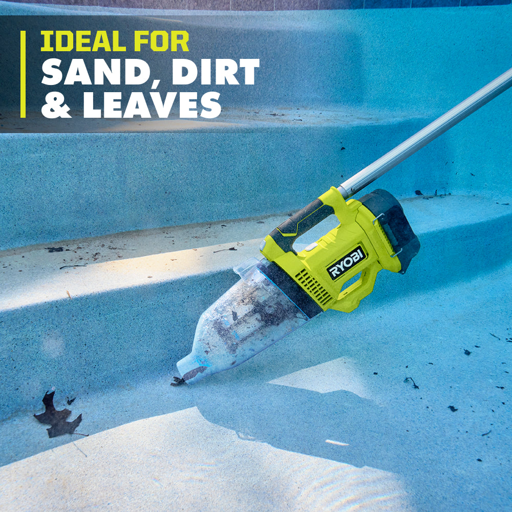 18V ONE+ Handheld Cordless Pool Vacuum Cleaner (Tool Only) with Floor Head