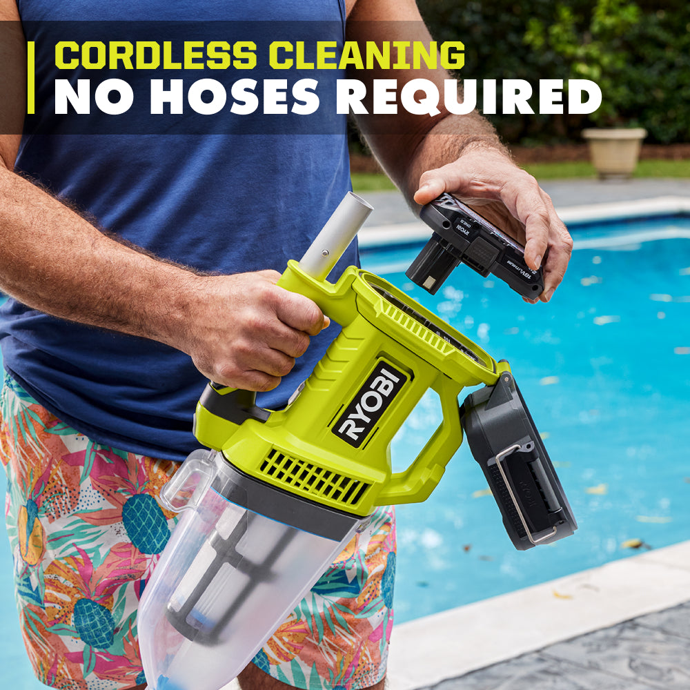 18V ONE+ Handheld Cordless Pool Vacuum Cleaner (Tool Only) with Floor Head