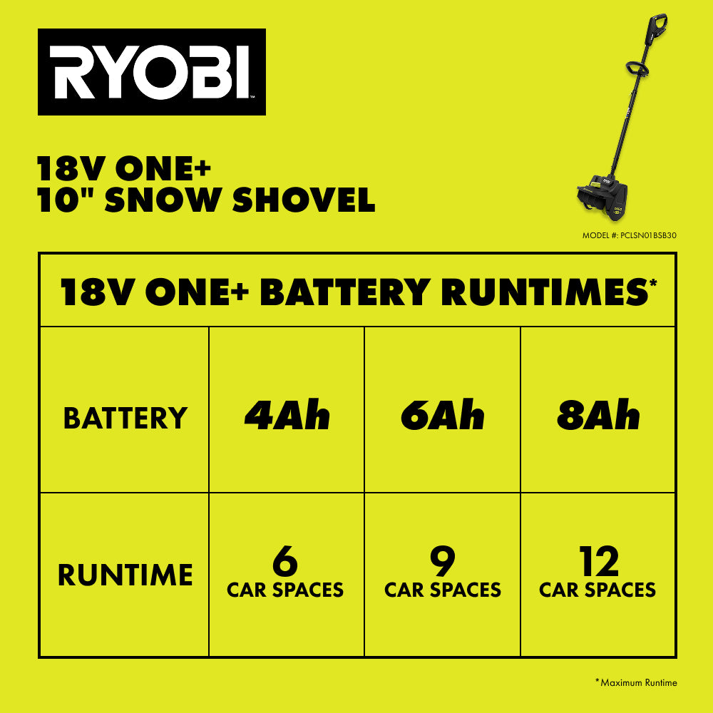 LIMITED EDITION 18V ONE+ 10" Snow Shovel