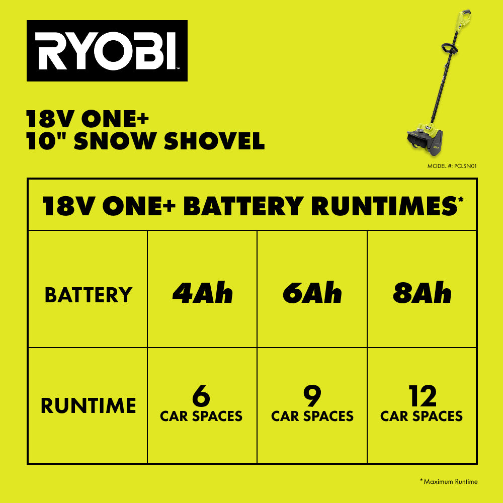18V ONE+ 10" Snow Shovel