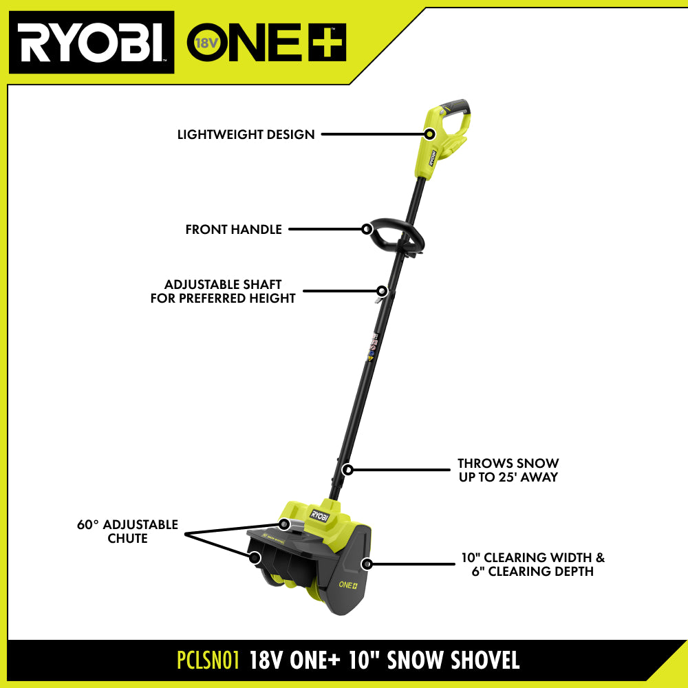 18V ONE+ 10" Snow Shovel