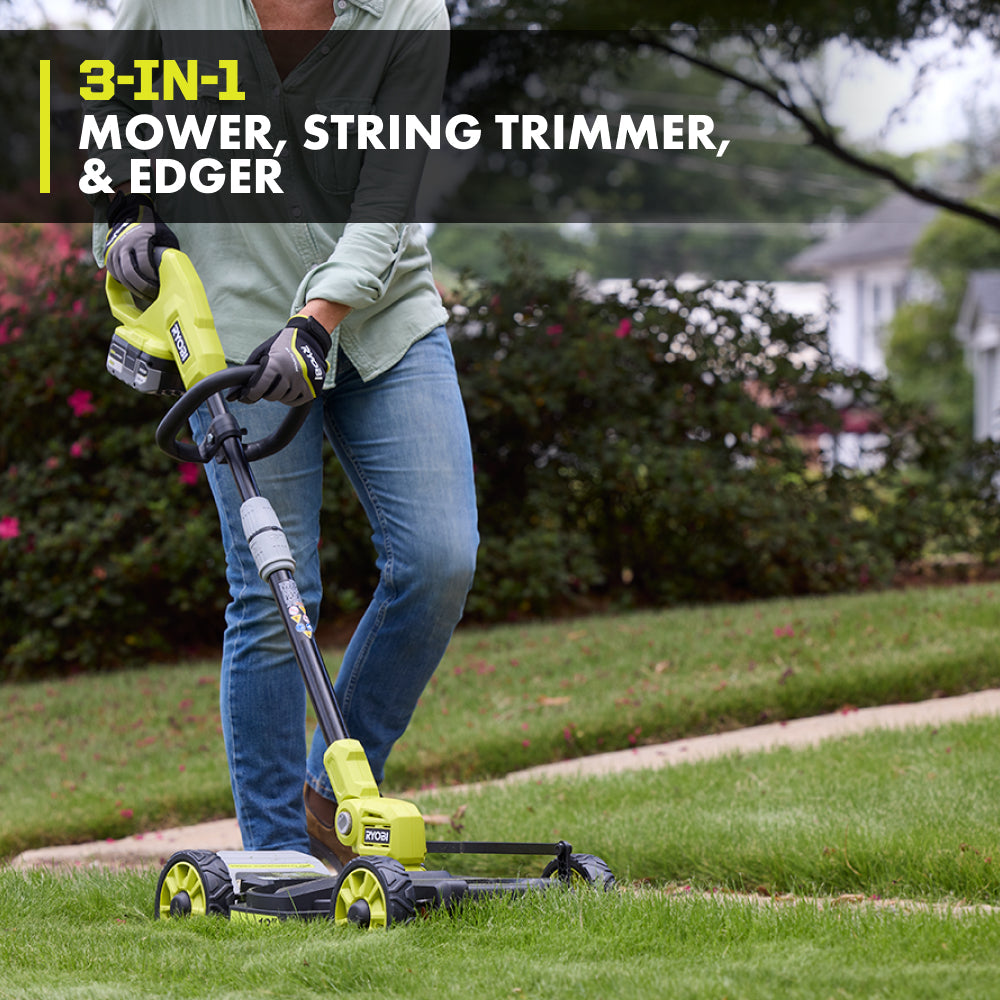 18V ONE+ 12" 3-in-1 Mower/String Trimmer/Edger