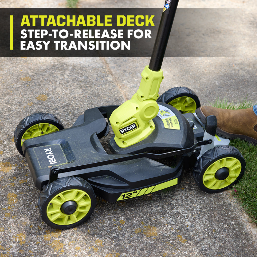18V ONE+ 12" 3-in-1 Mower/String Trimmer/Edger Kit