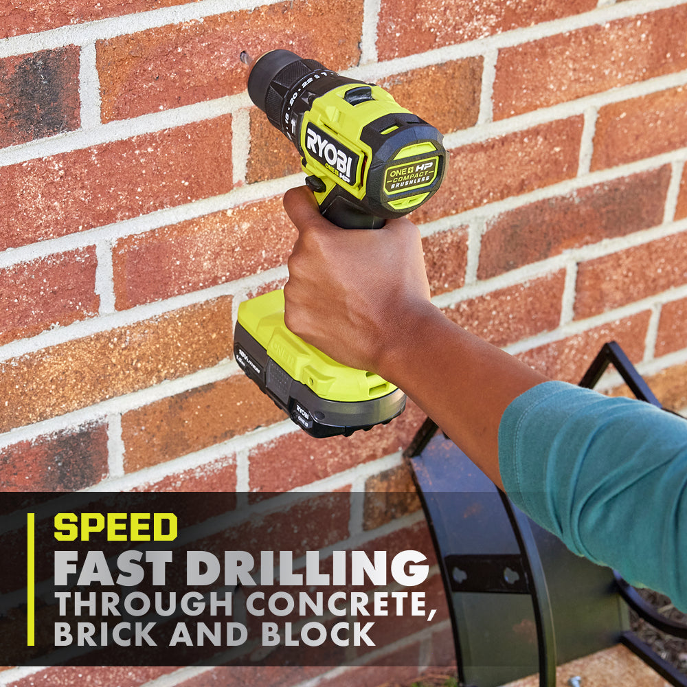 18V ONE+ HP Compact Brushless 1/2" Hammer Drill Kit