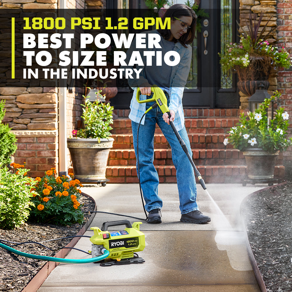 1800 PSI 1.2 GPM Electric Pressure Washer