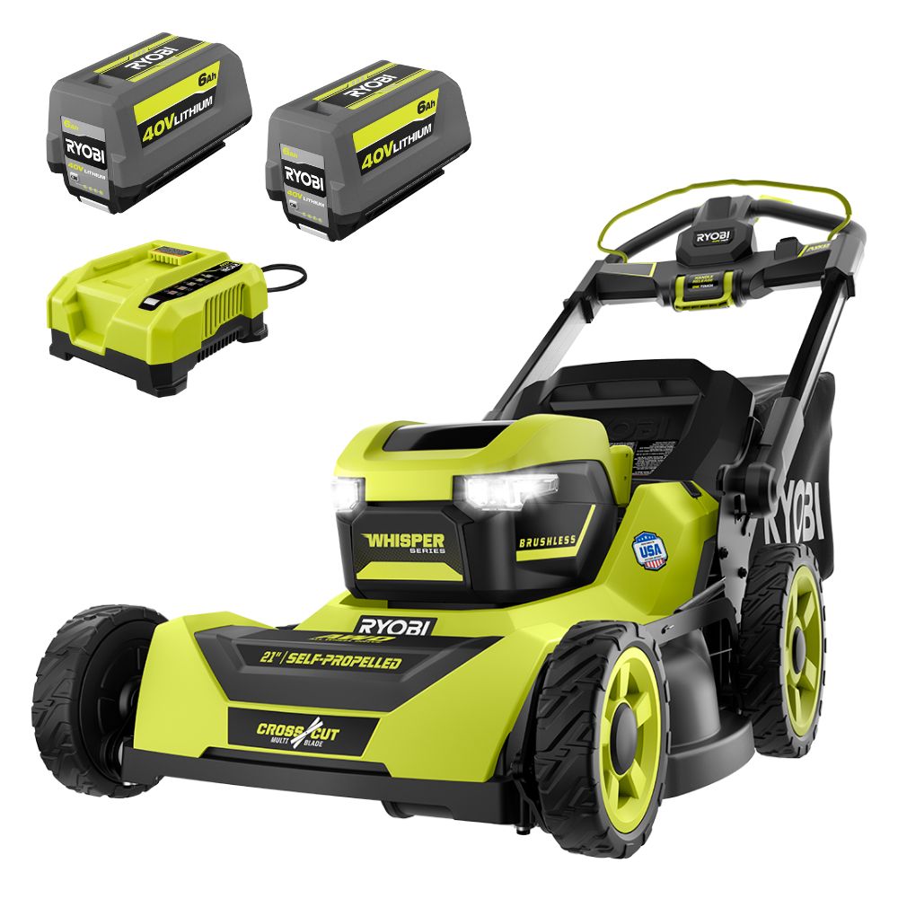 40V HP Brushless 21" Self-Propelled AWD Multi-Blade Mower Kit