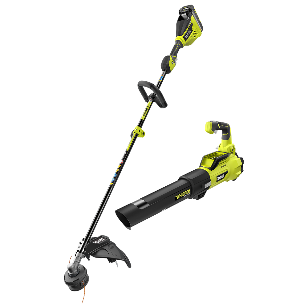 40V Brushless STRING TRIMMER & BLOWER Kit