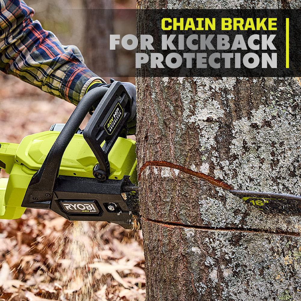 40V HP Brushless 16" Chainsaw Kit