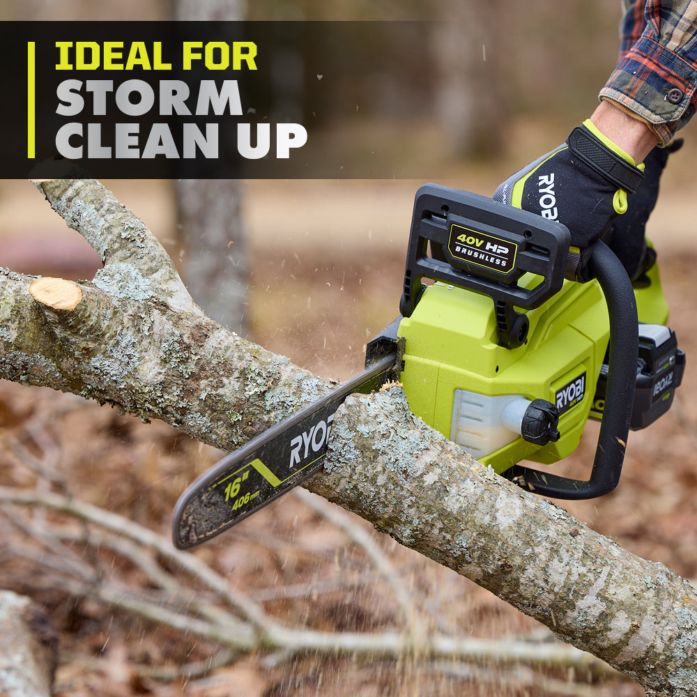 40V HP Brushless 16" Chainsaw Kit