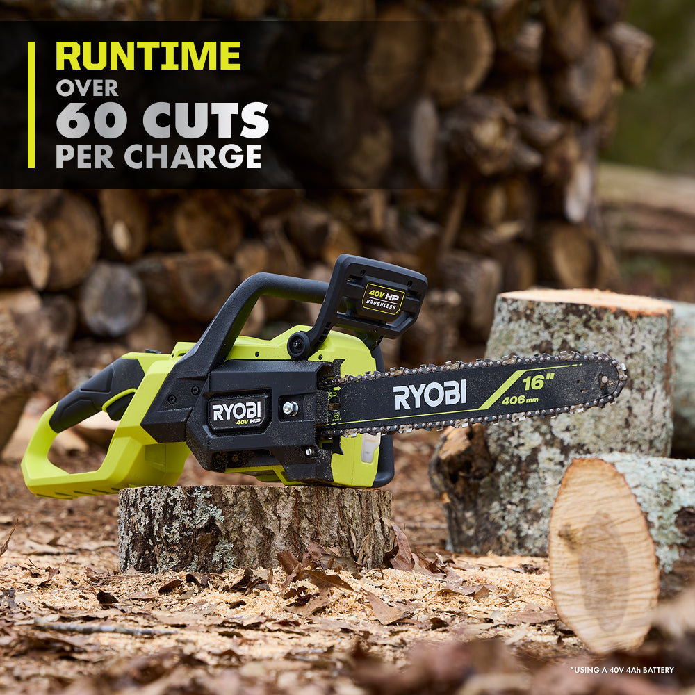 40V HP Brushless 16" Chainsaw Kit