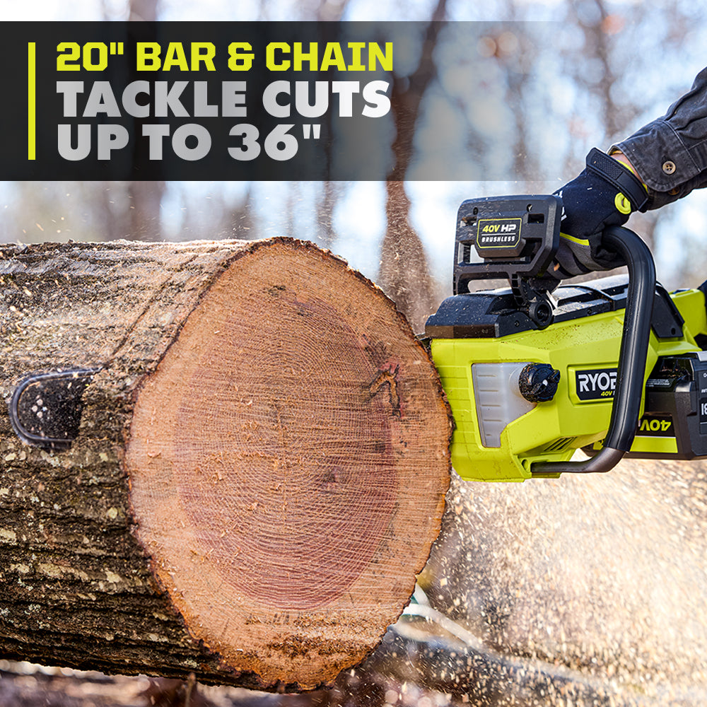 40V HP Brushless 20" Chainsaw