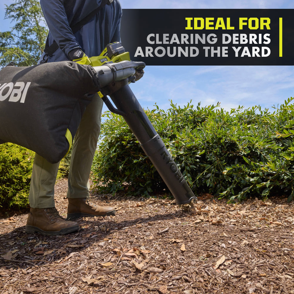 40V HP Brushless Leaf Vacuum/Mulcher Kit