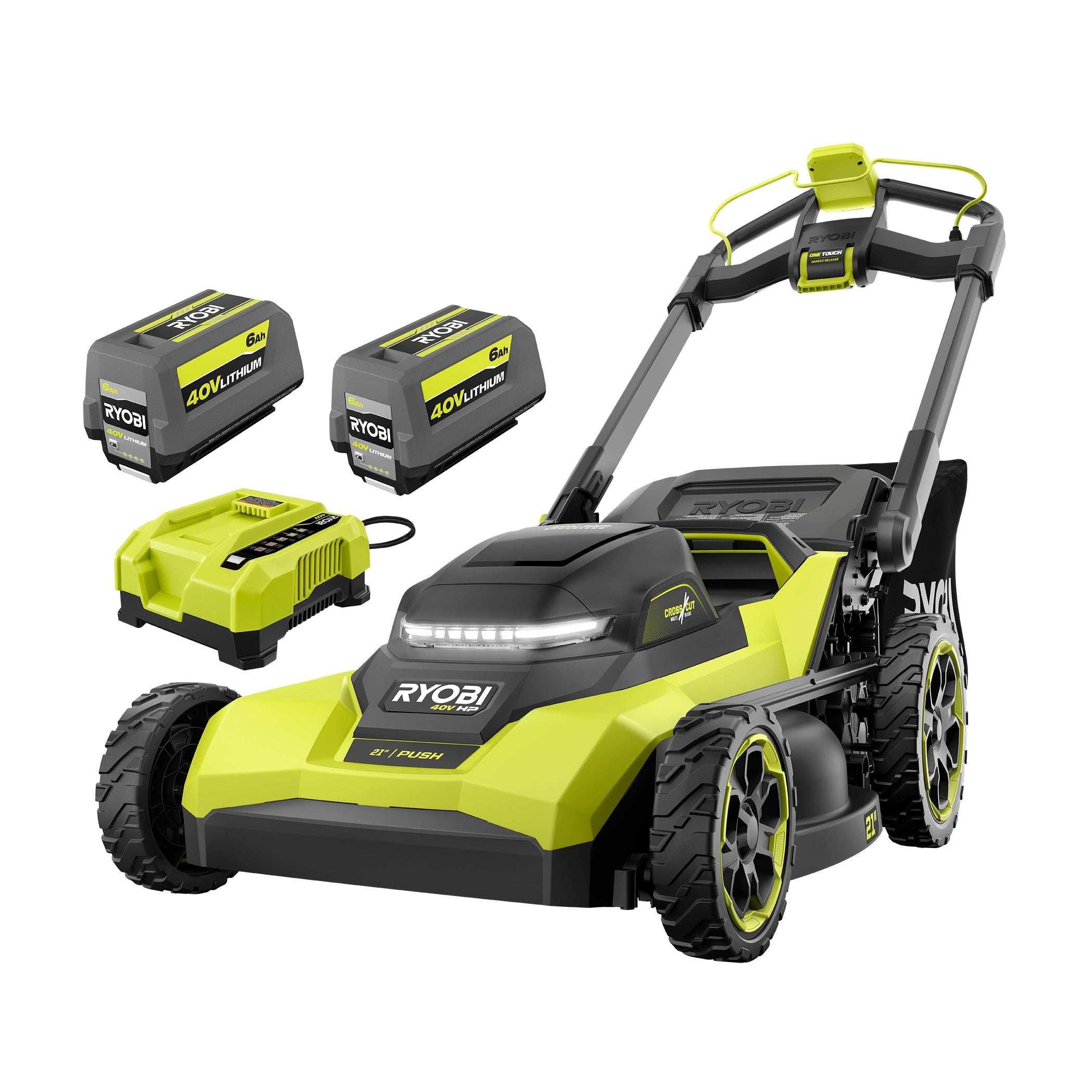 40V HP Brushless 21" Push Multi-Blade Mower Kit
