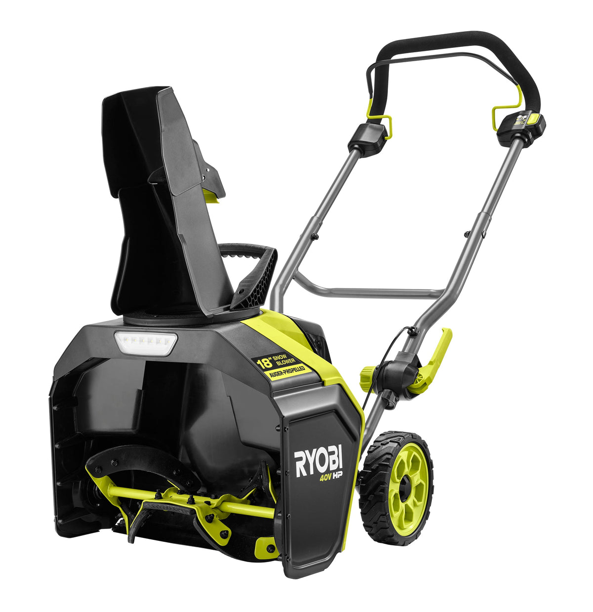 40V HP Brushless 18" Single-Stage Auger-Propelled Snow Blower